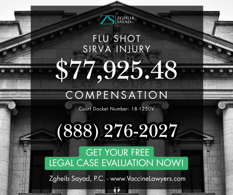 Flu Shot SIRVA Injury Vaccine Compensation Lawyers