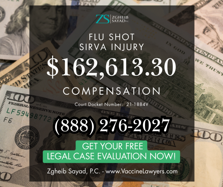 Flu Shot SIRVA Injury Vaccine Compensation Lawyers