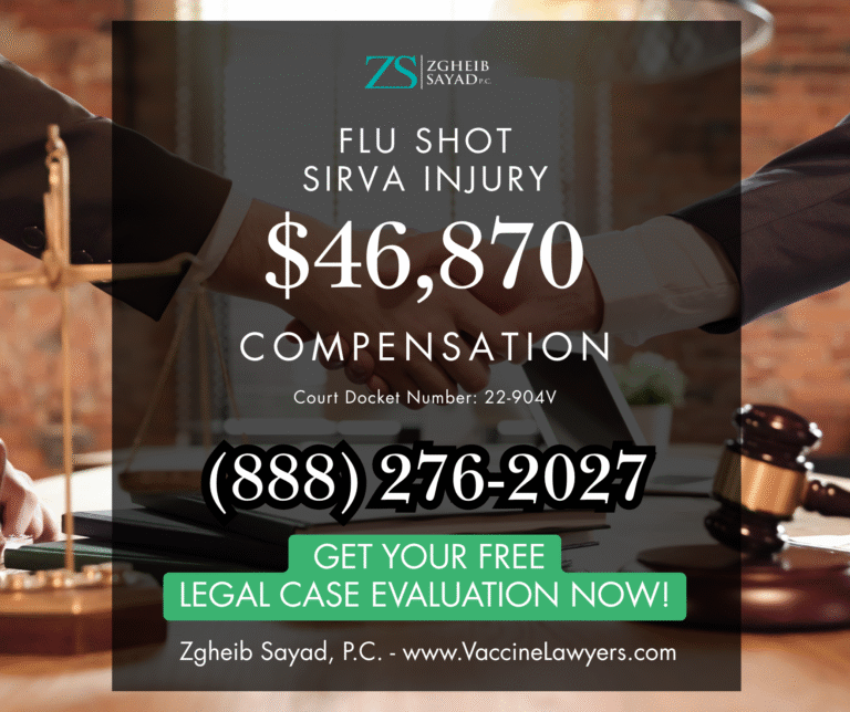 Flu Shot SIRVA Injury Vaccine Compensation Lawyers
