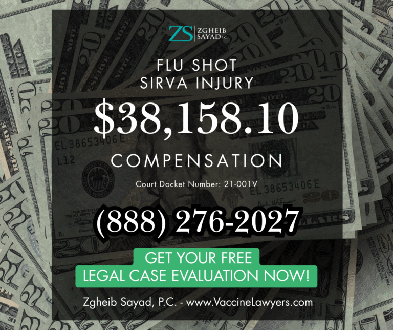 Flu Shot SIRVA Injury Vaccine Compensation Lawyers