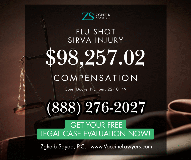Flu Shot SIRVA Injury Vaccine Compensation Lawyers