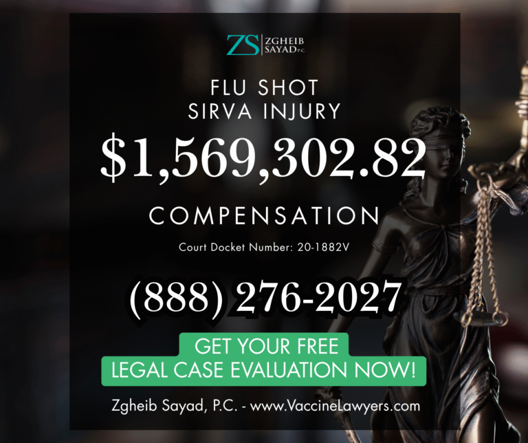 Flu Shot SIRVA Injury Vaccine Compensation Lawyers
