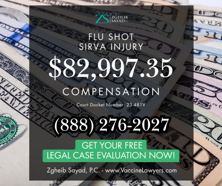 Flu Shot SIRVA Injury Vaccine Compensation Lawyers