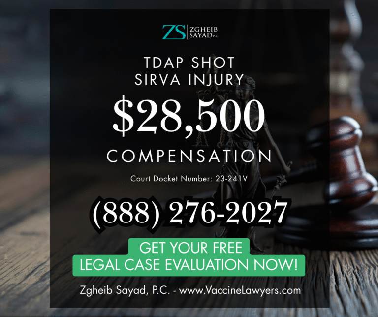 Flu Shot SIRVA Injury Vaccine Compensation Lawyers