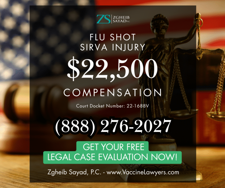 Flu Shot SIRVA Injury Vaccine Compensation Lawyers