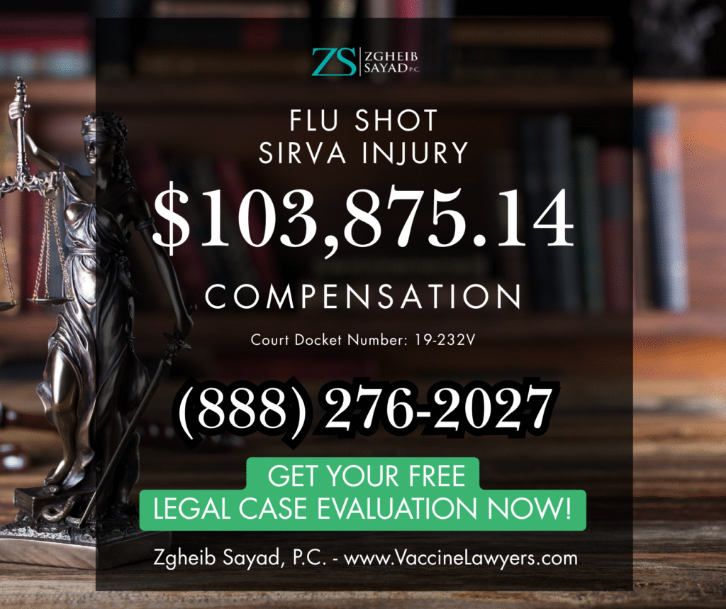Flu shot injury legal consultation