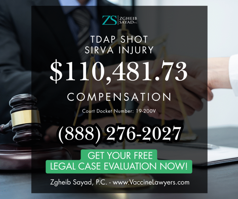 Flu Shot SIRVA Injury Vaccine Compensation Lawyers