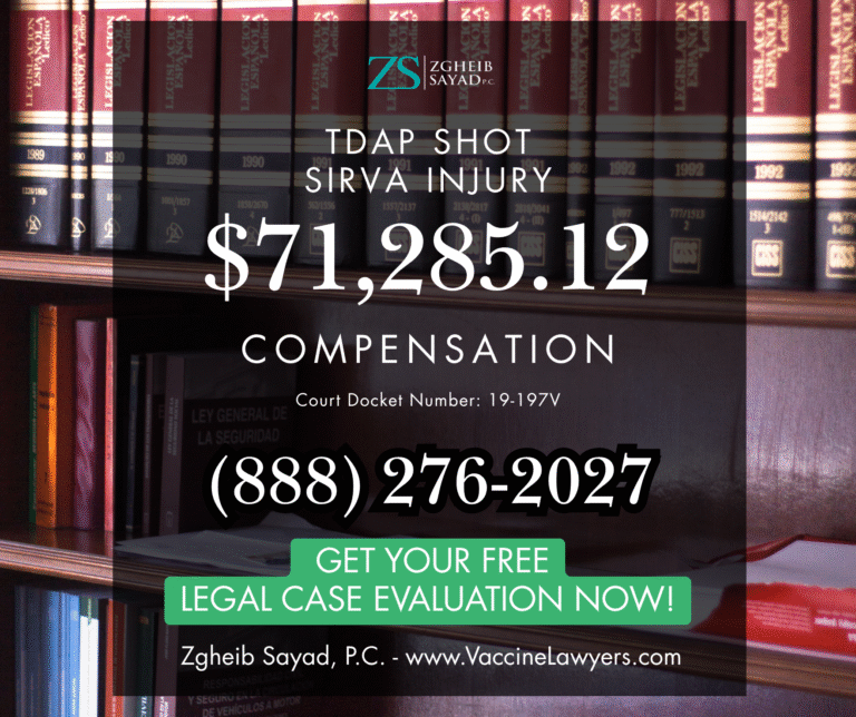 Flu Shot SIRVA Injury Vaccine Compensation Lawyers
