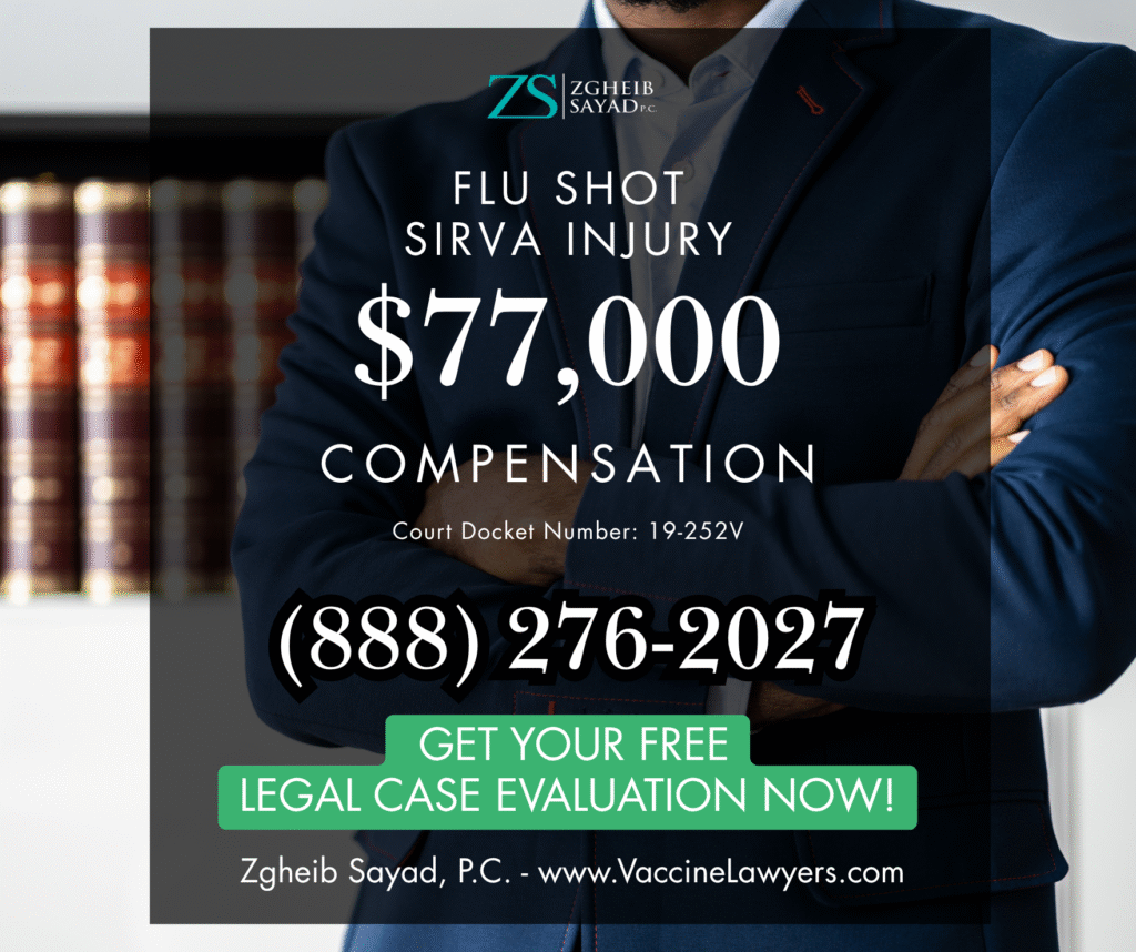 Flu Shot Injury Lawyer Flu shot being administered