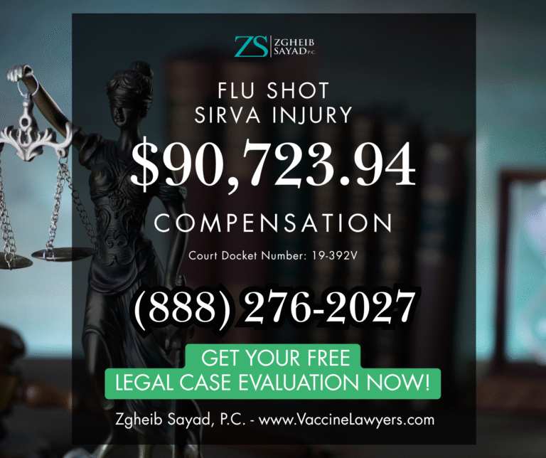 Flu Shot SIRVA Injury Vaccine Compensation Lawyers