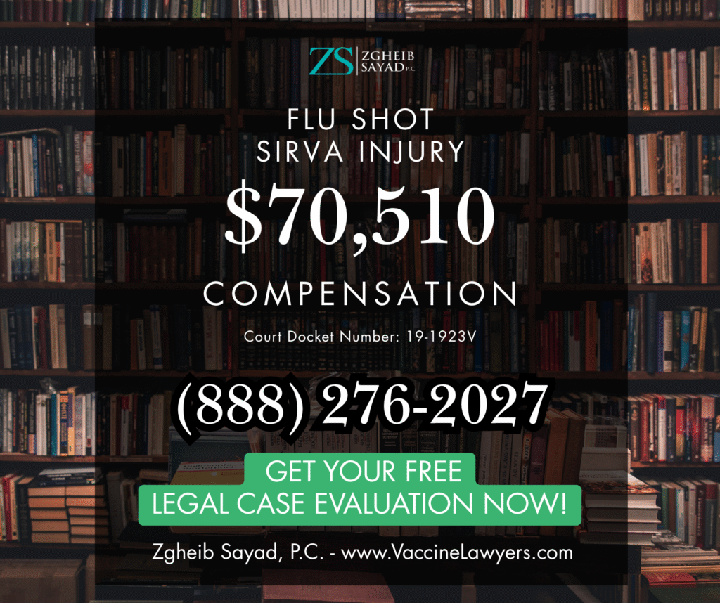 Flu shot causing shoulder injury