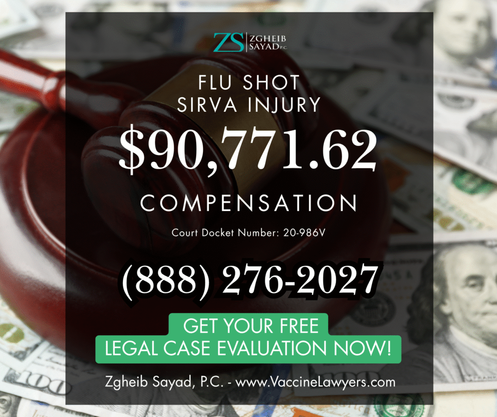 Flu shot causing shoulder pain