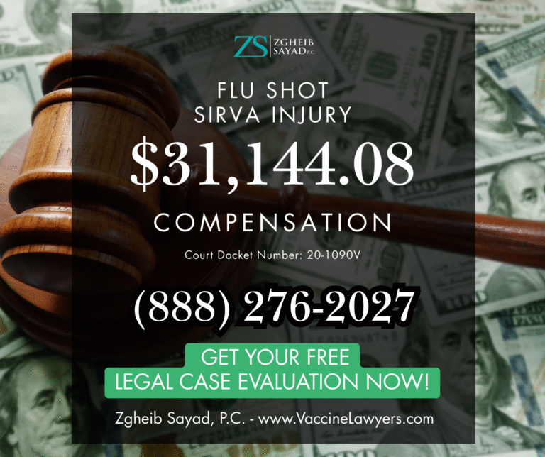 Flu Shot SIRVA Injury Vaccine Compensation Lawyers