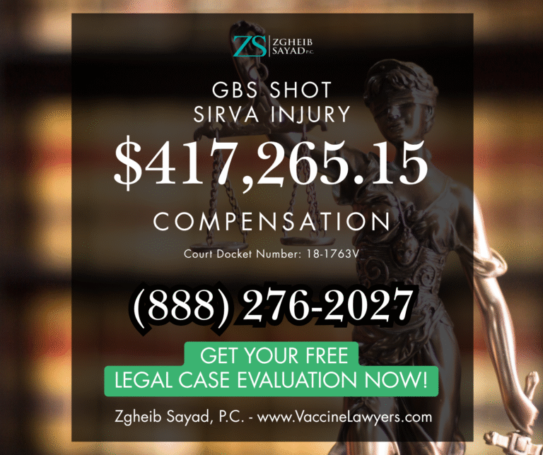 Flu Shot SIRVA Injury Vaccine Compensation Lawyers