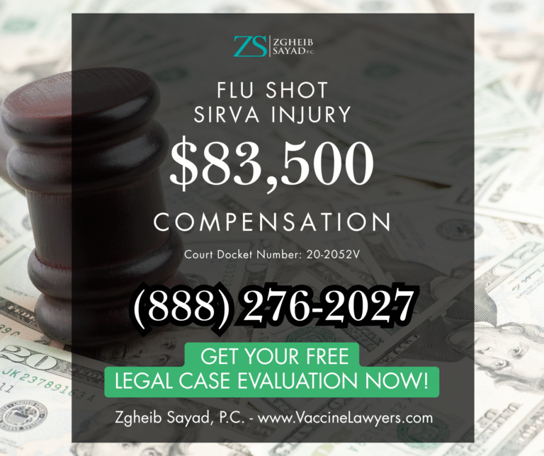 Flu Shot SIRVA Injury Vaccine Compensation Lawyers