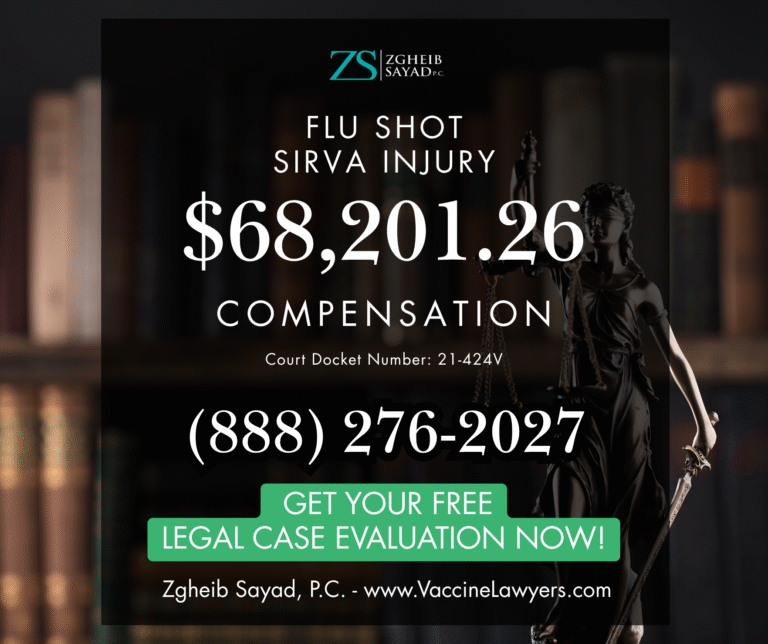 Flu Shot SIRVA Injury Vaccine Compensation Lawyers