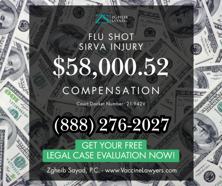 Flu Shot SIRVA Injury Vaccine Compensation Lawyers