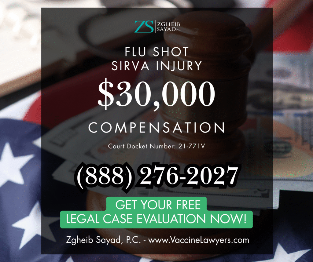 Flu shot causing shoulder pain