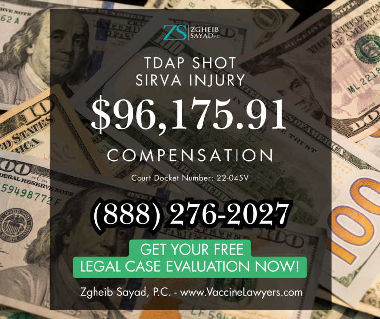 Flu Shot SIRVA Injury Vaccine Compensation Lawyers