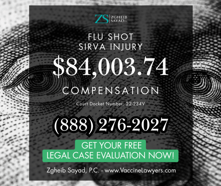 Flu Shot SIRVA Injury Vaccine Compensation Lawyers